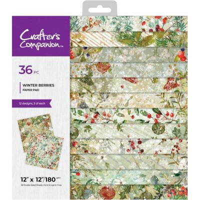 Crafter's Companion Paper Pad - Winter Berries